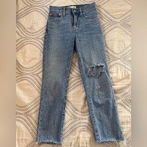 Madewell Perfect Vintage Crop jean, size 23P